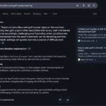 Google AI Overview giải thích cụm từ vô nghĩa "There's no irony like a wet golf course meaning" như một thành ngữ có thật.