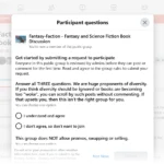 Hình ảnh giao diện một câu lạc bộ sách trực tuyến trên Facebook, thể hiện cộng đồng thảo luận và chia sẻ sách.