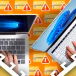 Hình ảnh minh họa các vấn đề có thể xảy ra với sao lưu dữ liệu trên máy tính Windows, bao gồm lỗi file nén và nguy cơ mất dữ liệu từ đám mây.