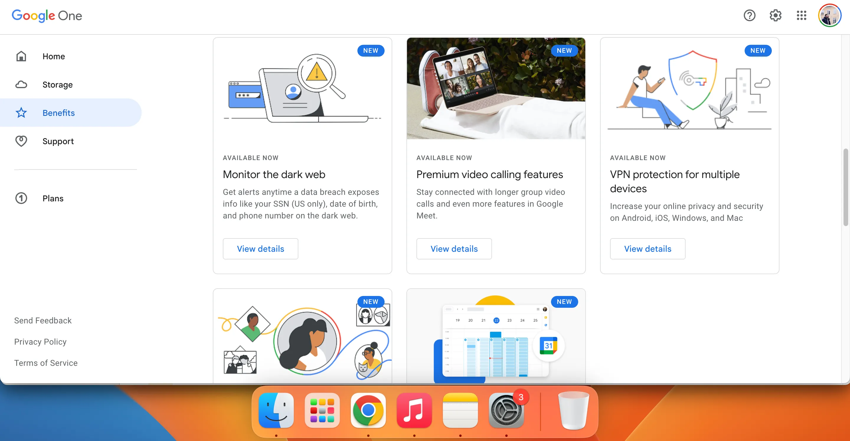 Hướng dẫn kích hoạt VPN của Google One trong ứng dụng, minh họa lợi ích độc quyền khi duy trì đăng ký