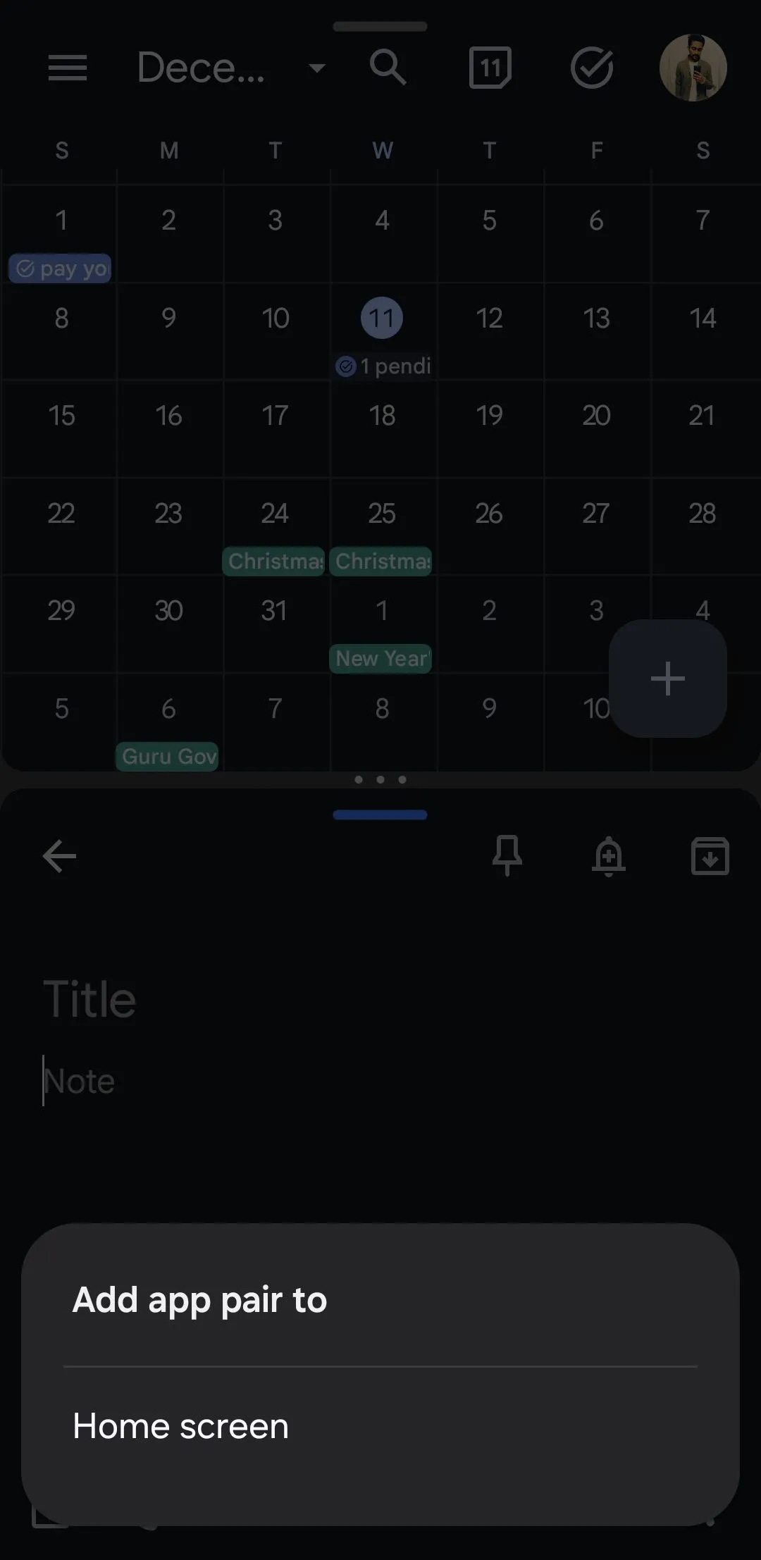 Hướng dẫn lưu cặp ứng dụng (App Pairs) vào màn hình chính Android để truy cập nhanh
