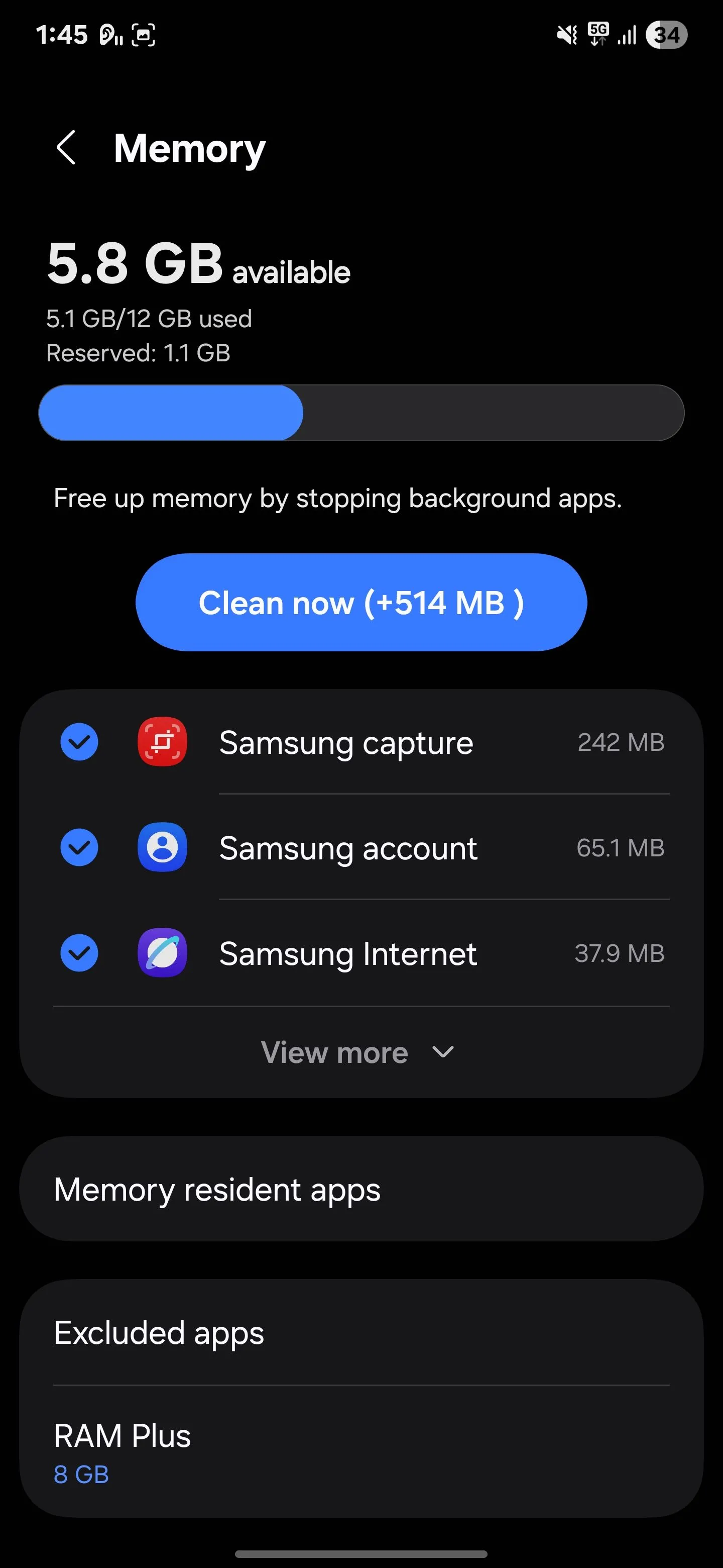 Hướng dẫn tắt tính năng RAM Plus trên điện thoại Samsung