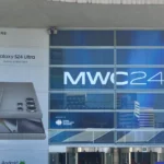 Không gian sảnh chính của sự kiện MWC 2024 tại Barcelona, hình ảnh minh họa cho MWC 2025