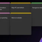 Mã hóa công việc theo mức độ ưu tiên bằng màu sắc trên Sticky Notes Windows 11