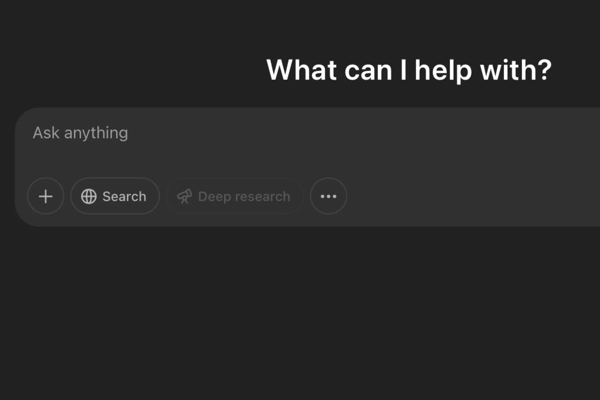 Màn hình ChatGPT hiển thị thông báo hết hạn mức truy vấn Deep Research hàng tháng