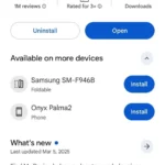 Màn hình cửa hàng Google Play Store hiển thị ứng dụng Google Tìm thiết bị để cài đặt.