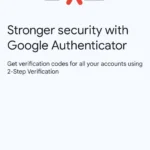 Màn hình thiết lập ứng dụng Google Authenticator cho xác thực hai yếu tố