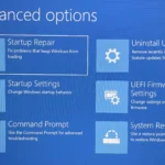 Màn hình Tùy chọn Nâng cao trong Windows Recovery Environment