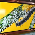 Mẫu TV LG QNED85 86 inch hiển thị nội dung, minh họa khả năng tích hợp AI đọc vị cảm xúc để cá nhân hóa quảng cáo