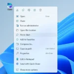 Menu ngữ cảnh Windows 11 hiển thị tùy chọn "Ghim vào Start" để sắp xếp ứng dụng.