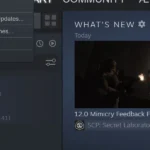 Menu Steam hiển thị tùy chọn "Go Offline" để chuyển sang chế độ ngoại tuyến