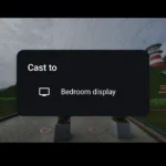 Menu truyền ảnh trong ứng dụng Google Photos