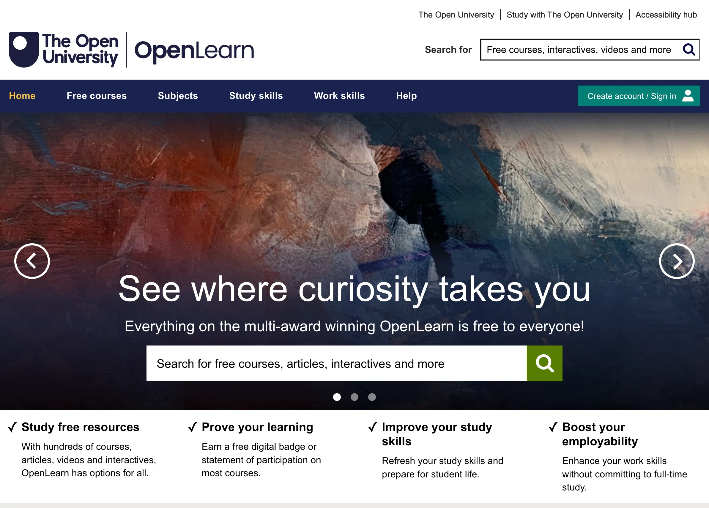 Nền tảng học tập miễn phí OpenLearn của Đại học Mở cung cấp các khóa học đa dạng từ khoa học đến kinh doanh