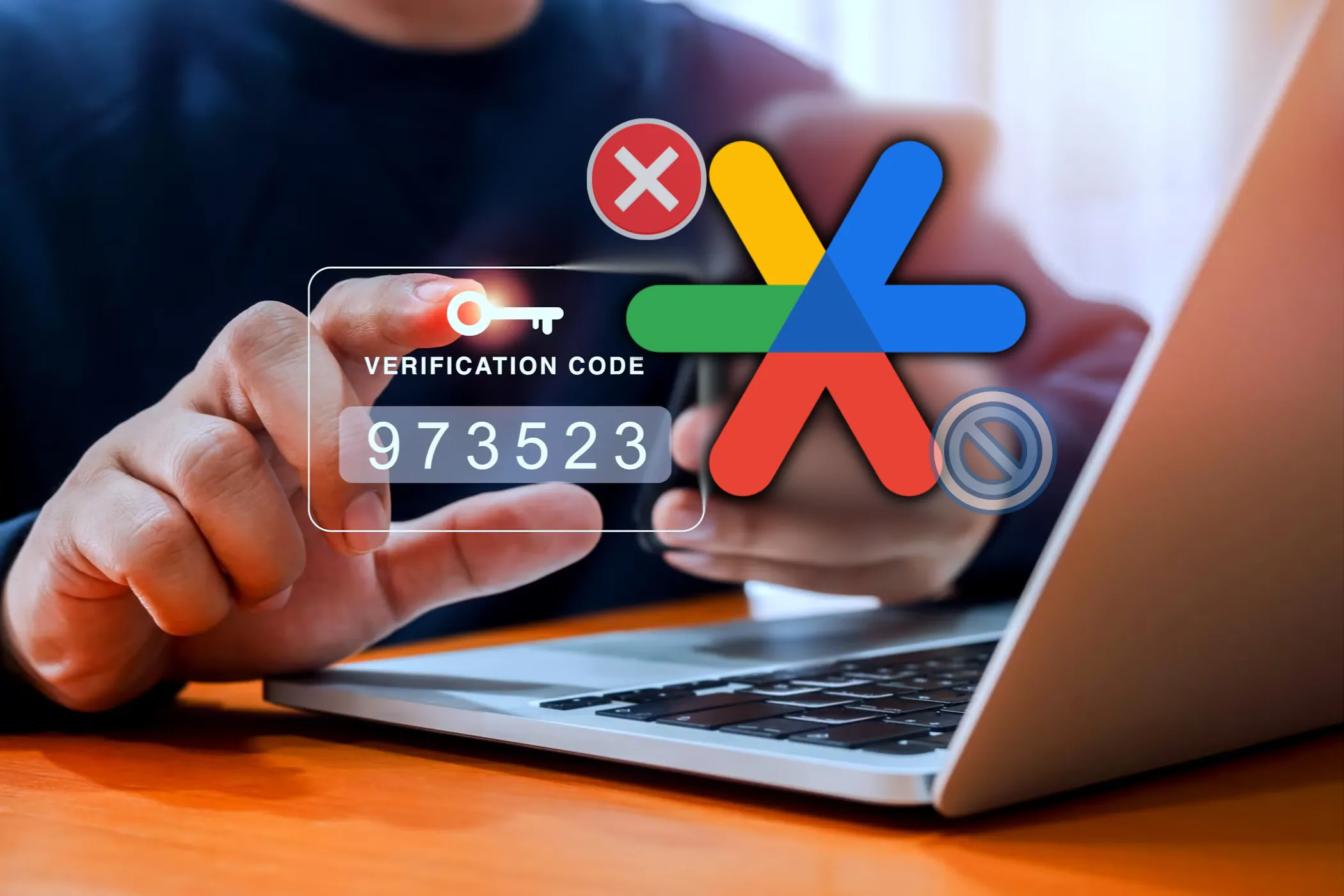 Người dùng nhập mã xác thực hai yếu tố trên điện thoại, minh họa việc sử dụng Google Authenticator thay thế SMS 2FA