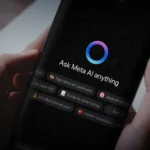 Người dùng tương tác với Meta AI trên WhatsApp, minh họa rủi ro bảo mật dữ liệu cá nhân từ chatbot AI