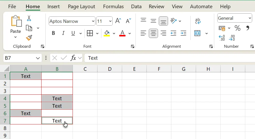 Nhập dữ liệu vào nhiều ô cùng lúc trong Microsoft Excel