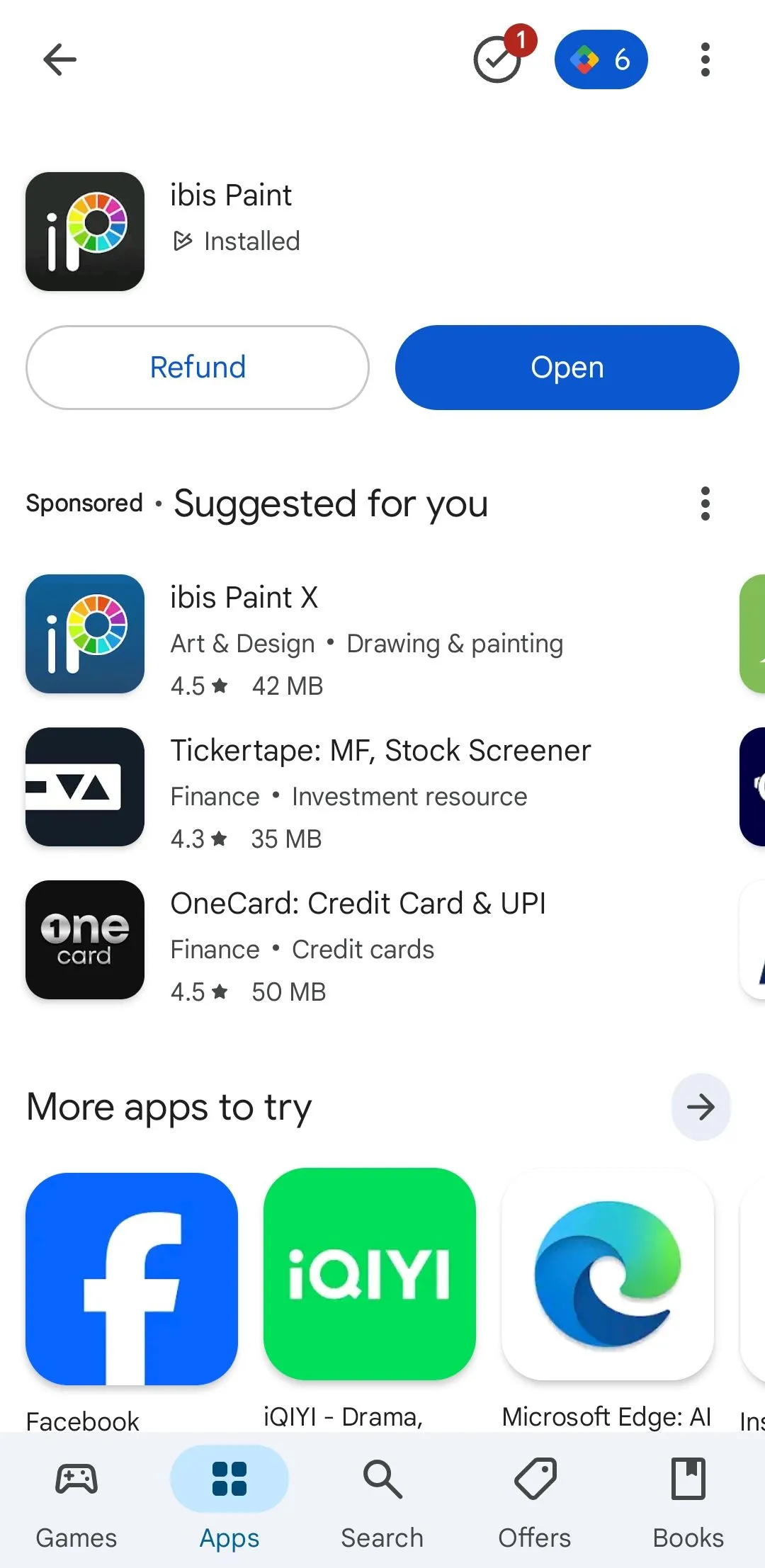Nút hoàn tiền ứng dụng trả phí hiển thị trên trang chi tiết ứng dụng trong Google Play Store