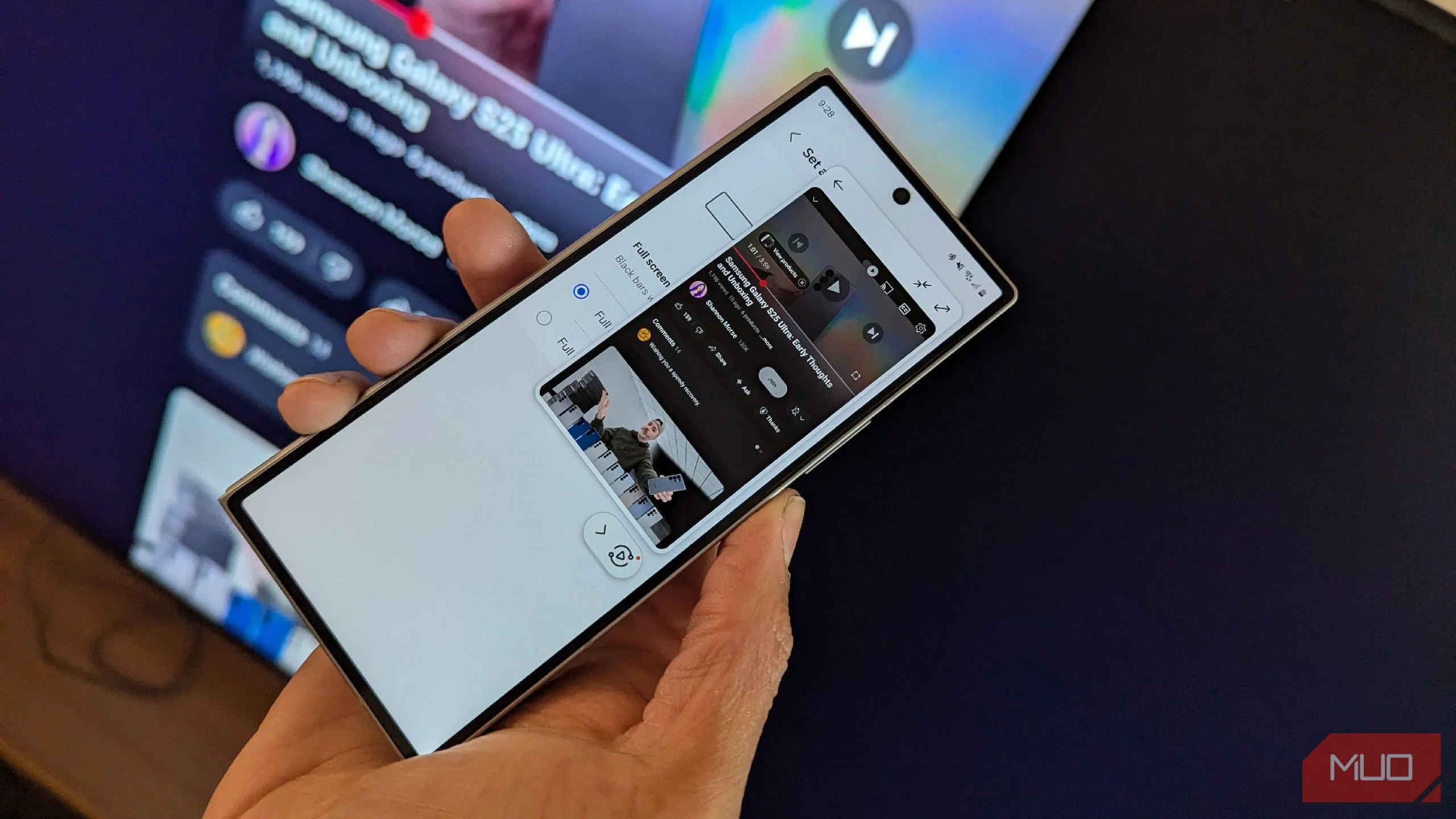 Phản chiếu màn hình điện thoại Galaxy lên TV Samsung bằng Tap View