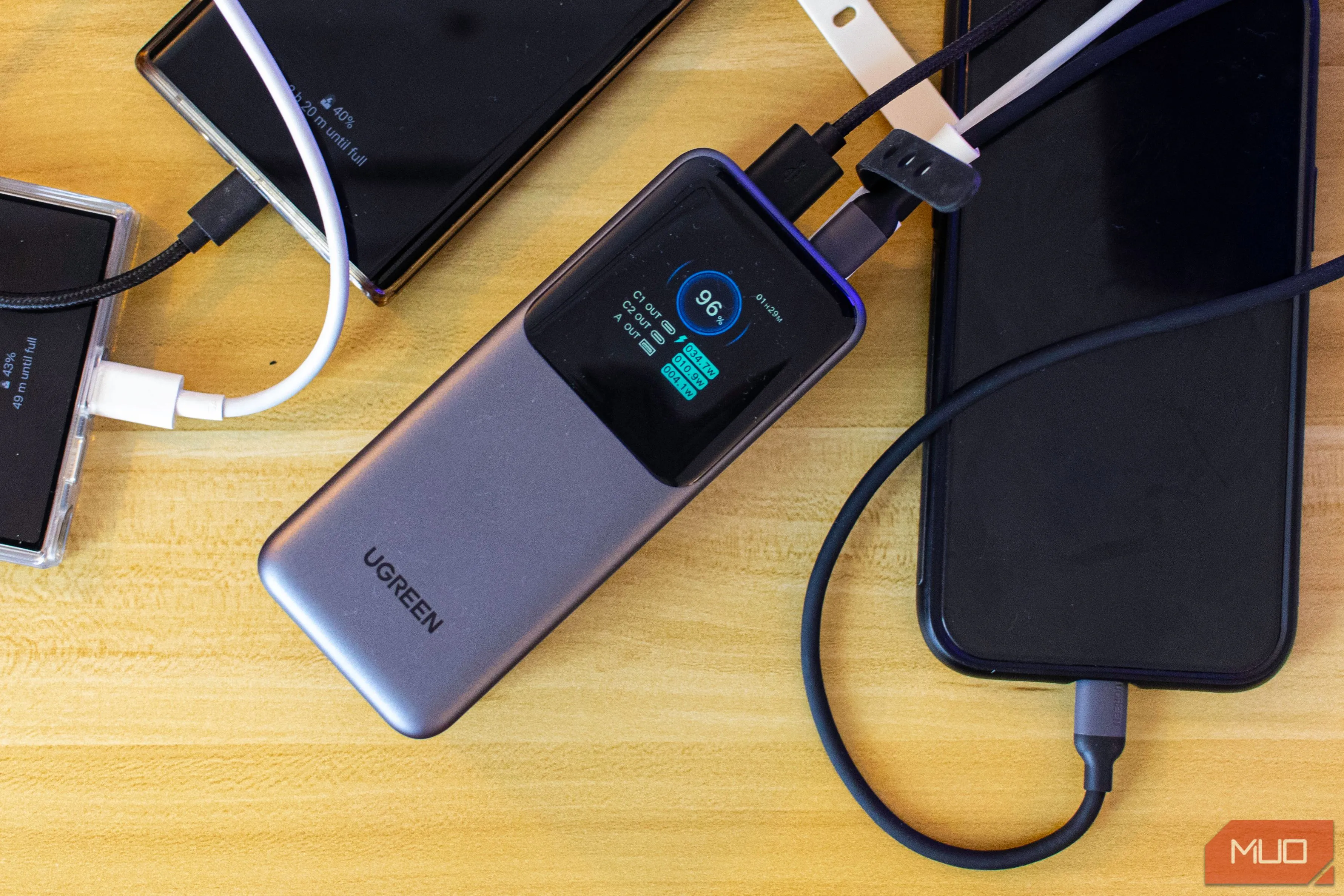 Pin sạc dự phòng Ugreen Nexode 20000mAh màu xám