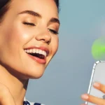 Quạt mini cầm tay kết nối cổng USB-C điện thoại