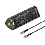 Shargeek 170: Sạc dự phòng dung lượng lớn với thiết kế trong suốt độc đáo, kèm màn hình hiển thị thông tin.