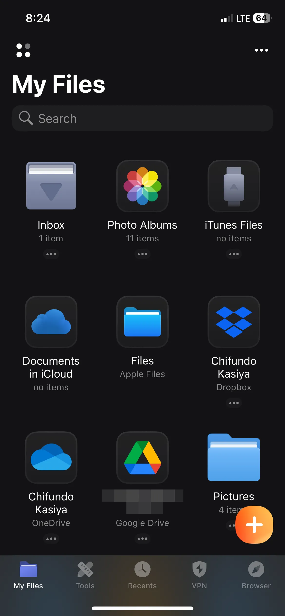 So sánh giao diện truy cập đám mây trong ứng dụng Files và Documents trên iPhone
