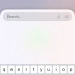 Thanh địa chỉ kiêm thanh tìm kiếm của trình duyệt Arc trên iPhone, thể hiện giao diện tối giản và gọn gàng.