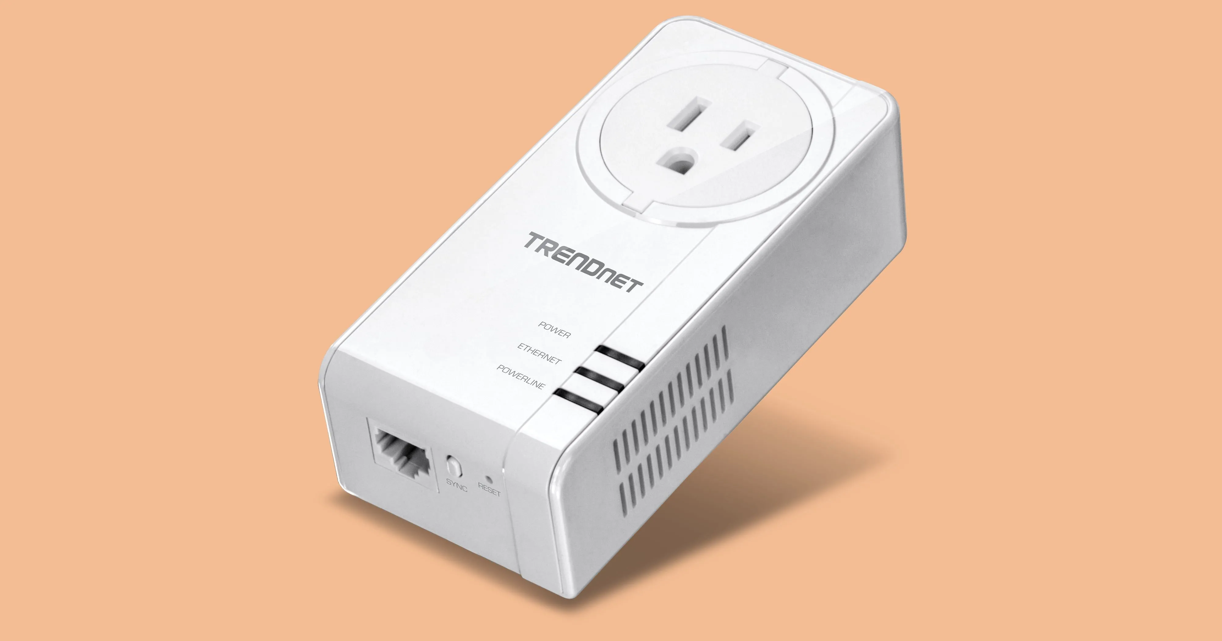 Thiết bị Powerline Adapter của TrendNet kết nối qua ổ cắm điện