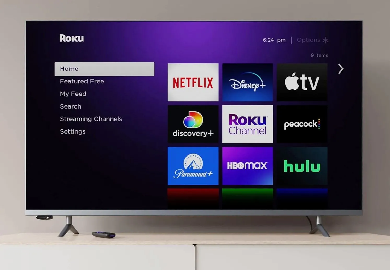 Thiết bị truyền phát Roku Express nhỏ gọn, sẵn sàng kết nối và biến mọi TV thành Smart TV hiện đại.