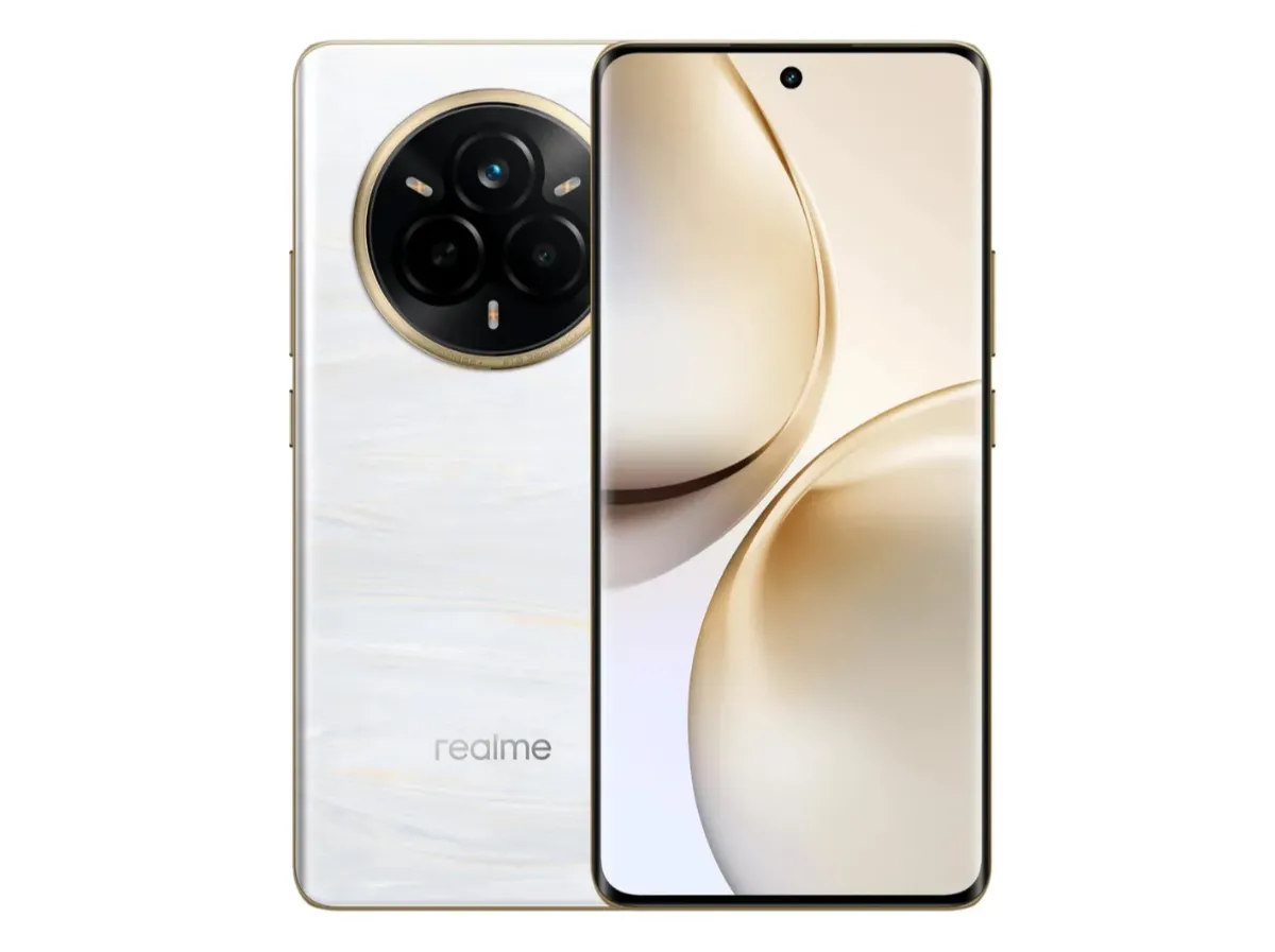 Thiết kế cận cảnh cụm camera và mặt lưng đổi màu của Realme 14 Pro Plus