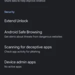 Thiết lập Extend Unlock trong cài đặt bảo mật của Pixel.