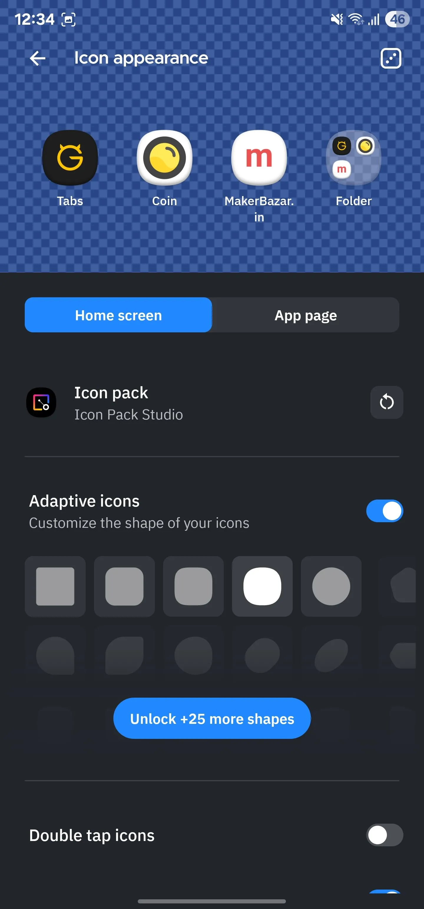 Thiết lập Smart Launcher để sử dụng biểu tượng thích ứng và đồng nhất.