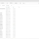 Thư mục Temp của người dùng trong File Explorer với nhiều tập tin tạm thời