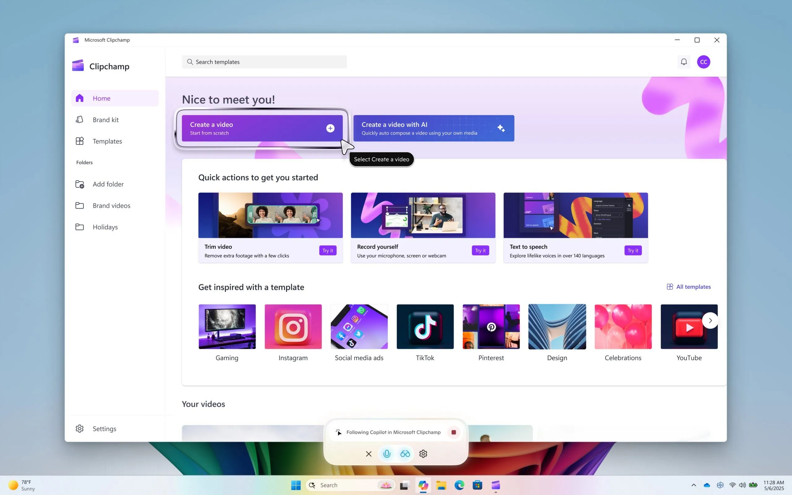 Tính năng Copilot Highlights hoạt động trên Windows 11, minh họa khả năng hướng dẫn người dùng trực quan trong các ứng dụng.