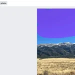 Tính năng Magic Edit của Canva giúp chỉnh sửa ảnh bằng AI, thêm mây vào cảnh núi