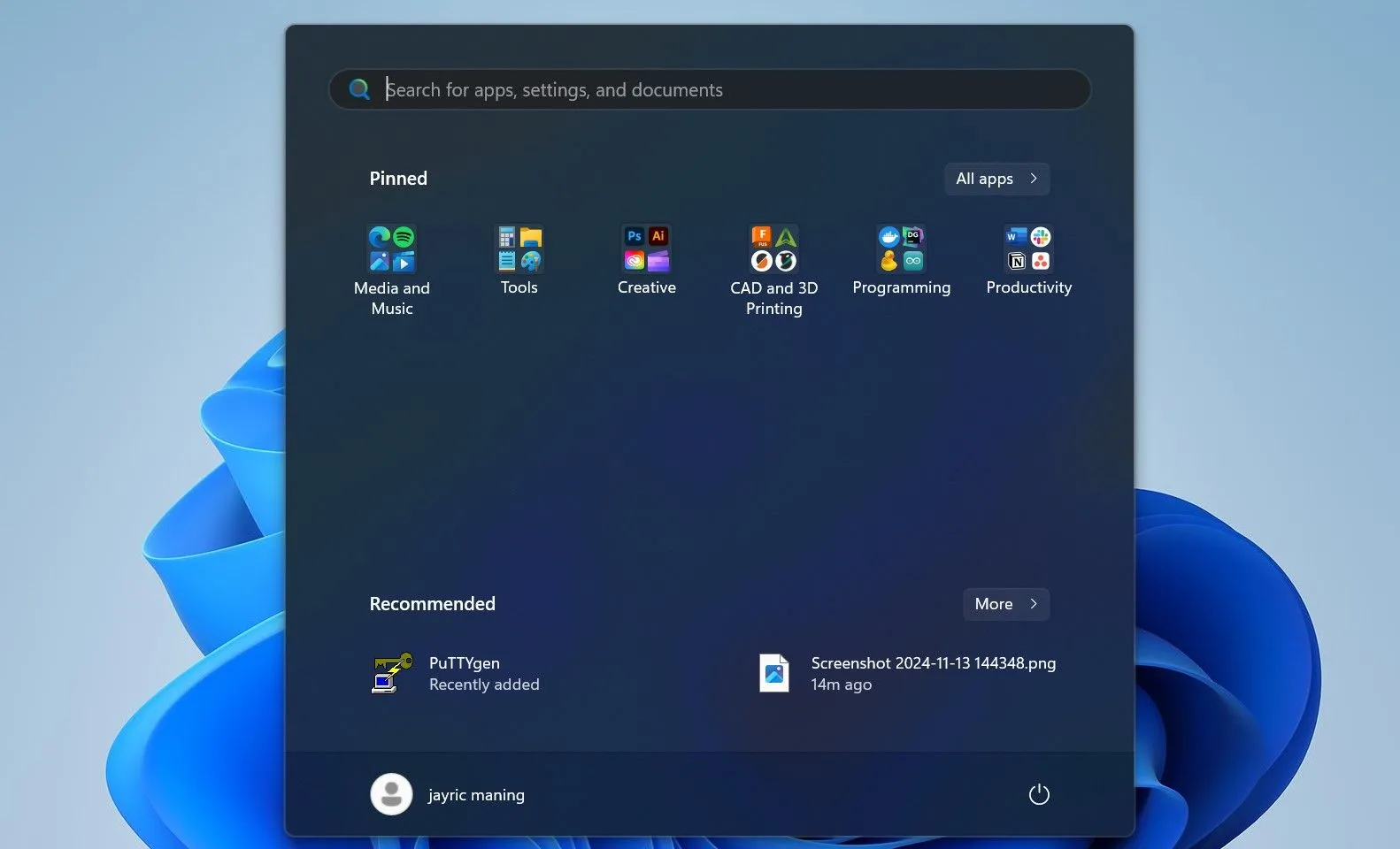 Tổ chức các ứng dụng thường dùng trên Start Menu bằng cách ghim và nhóm trên Windows