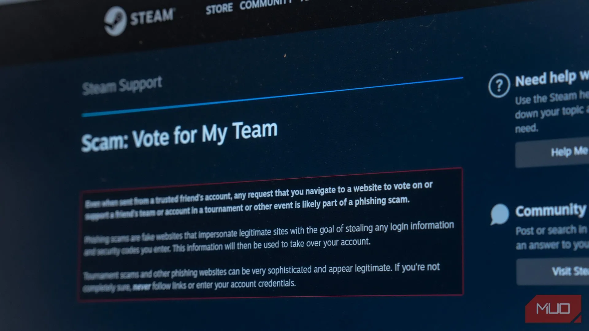 Trang hỗ trợ Steam hướng dẫn nhận diện và phòng tránh các chiêu trò lừa đảo (scam)