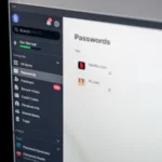 Trình quản lý mật khẩu NordPass đang chạy trên máy tính