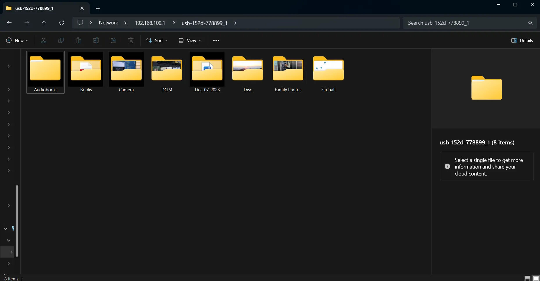 Truy cập các tệp trên máy chủ FTP của NAS từ router thông qua File Explorer