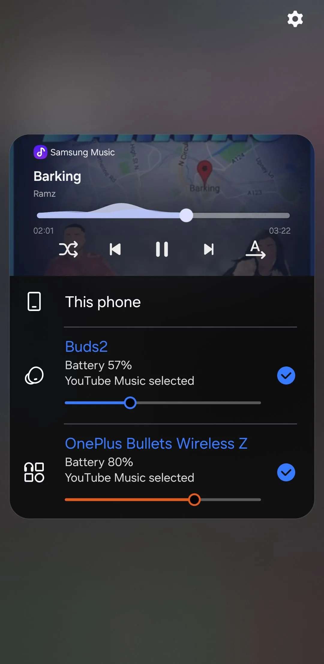 Tùy chọn Âm thanh kép (Dual Audio) trên điện thoại Samsung