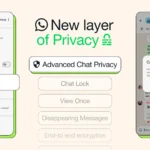 Tùy chọn Bảo mật cuộc trò chuyện nâng cao trong cài đặt trò chuyện WhatsApp