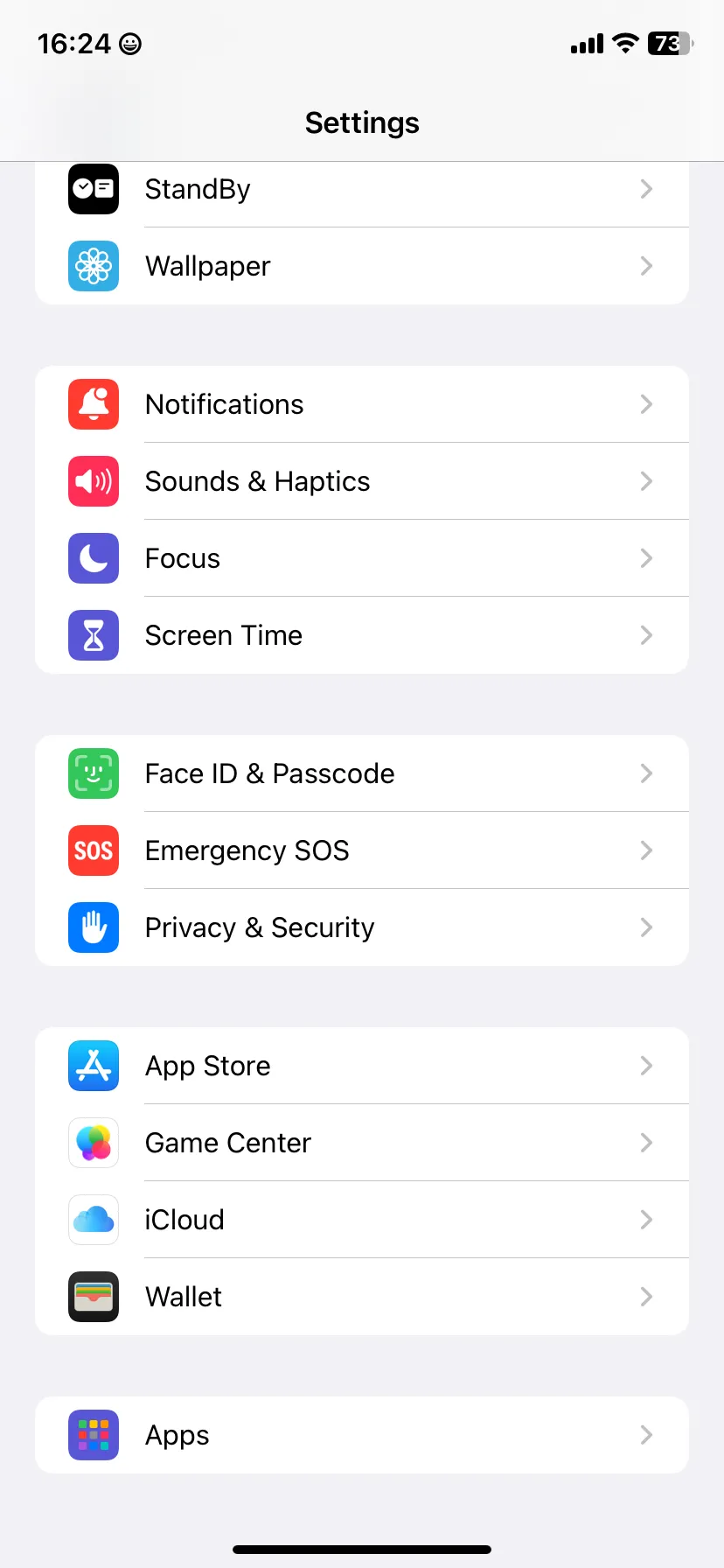 Tùy chọn Ứng dụng trong Cài đặt iPhone để kiểm tra cài đặt Mail