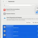 Tùy chọn Xuất tất cả mật khẩu trên macOS trong mục Cài đặt hệ thống