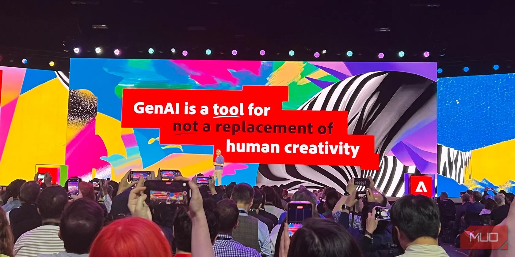 Tuyên bố của Adobe Max về sự thay thế của AI