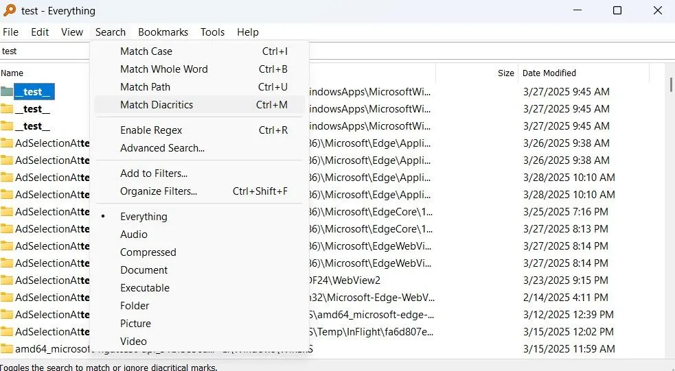 Ứng dụng Everything cung cấp khả năng tìm kiếm file tức thì trên Windows