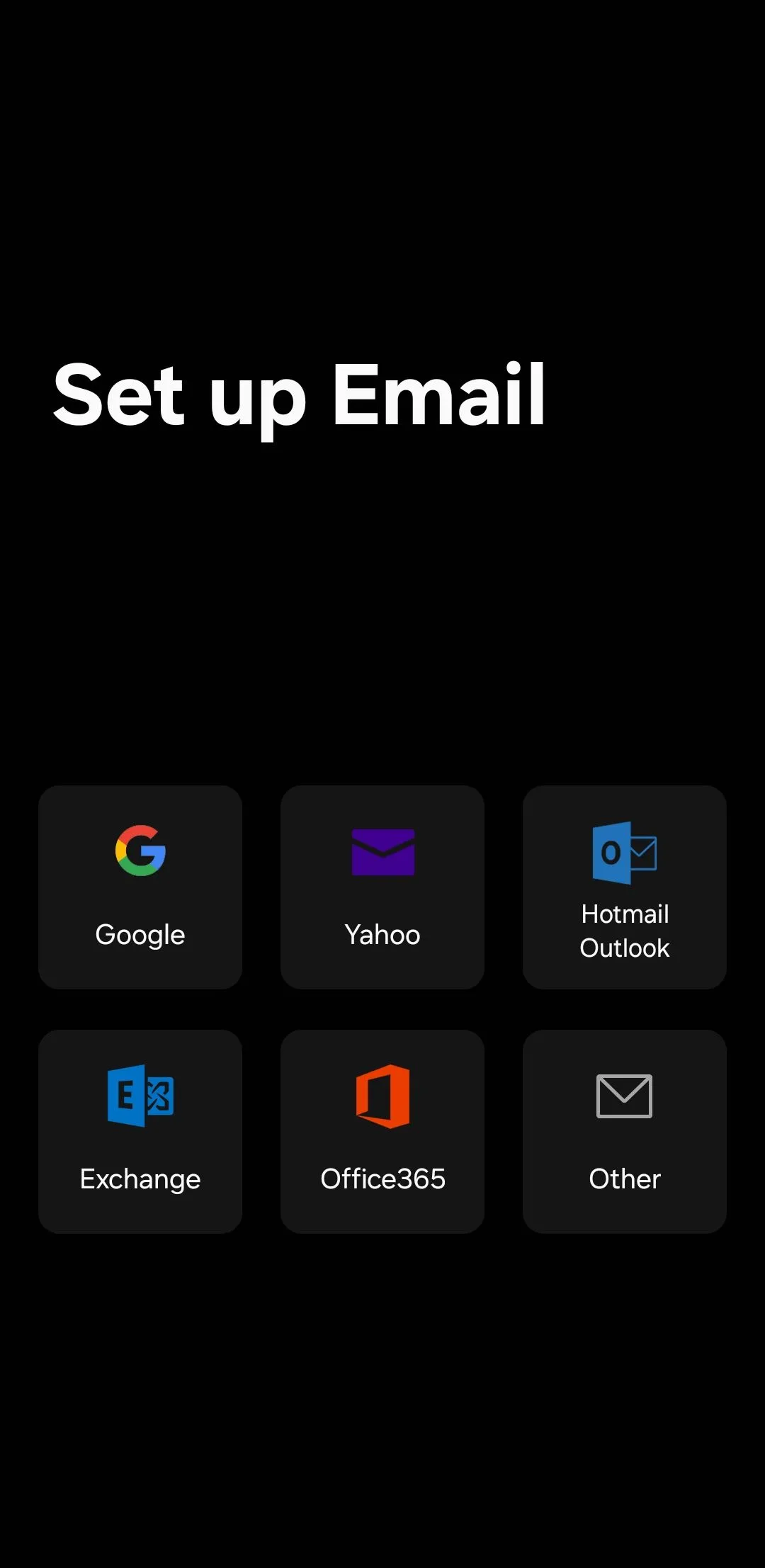 Ứng dụng Samsung Email trên điện thoại Galaxy hiển thị hộp thư đến