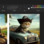 Ví dụ về hình ảnh được tạo bằng tính năng Cocreator trong Paint trên Copilot+ PC