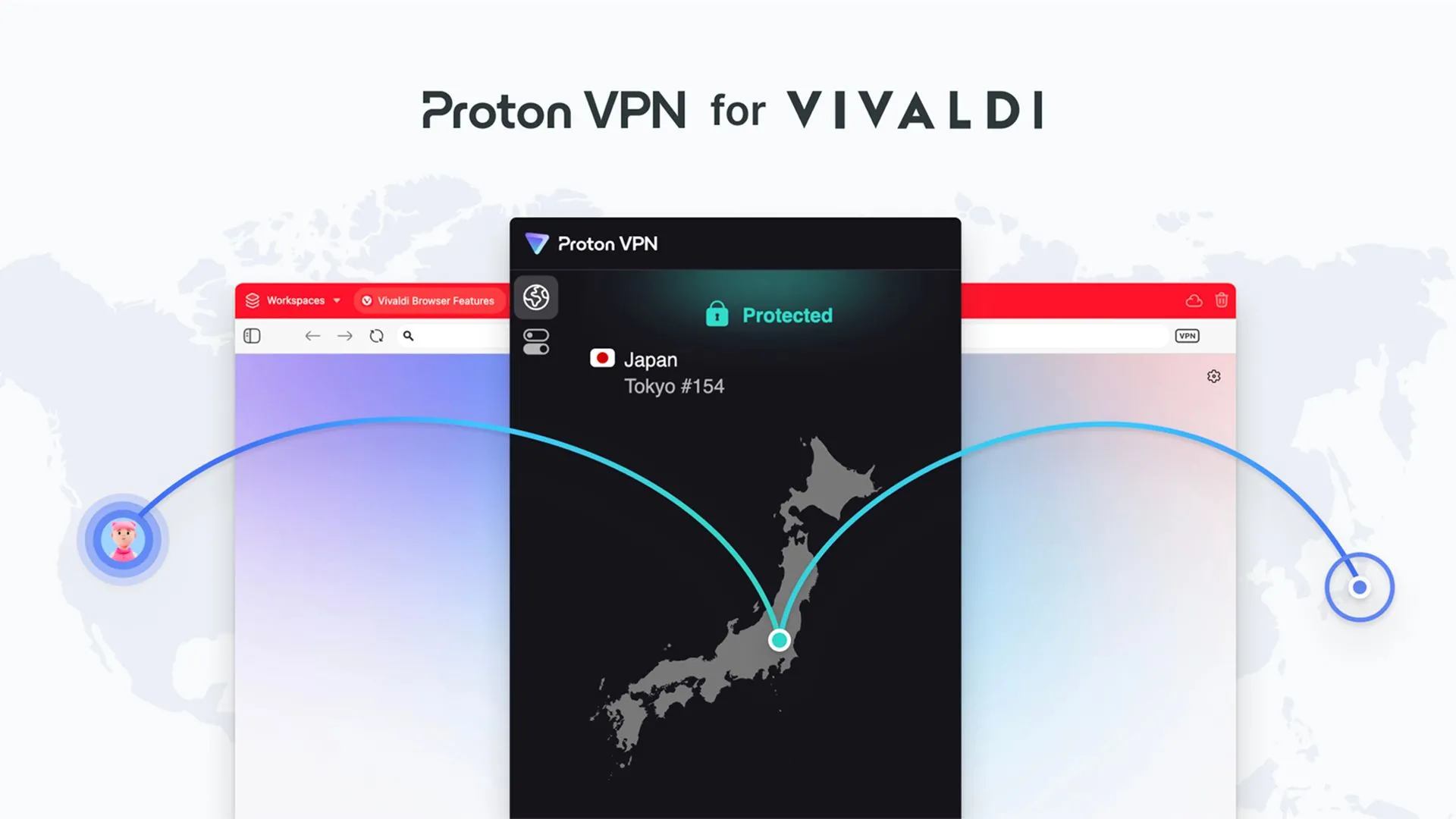 Vivaldi là trình duyệt web đầu tiên tích hợp sẵn Proton VPN, tăng cường bảo mật và quyền riêng tư cho người dùng.