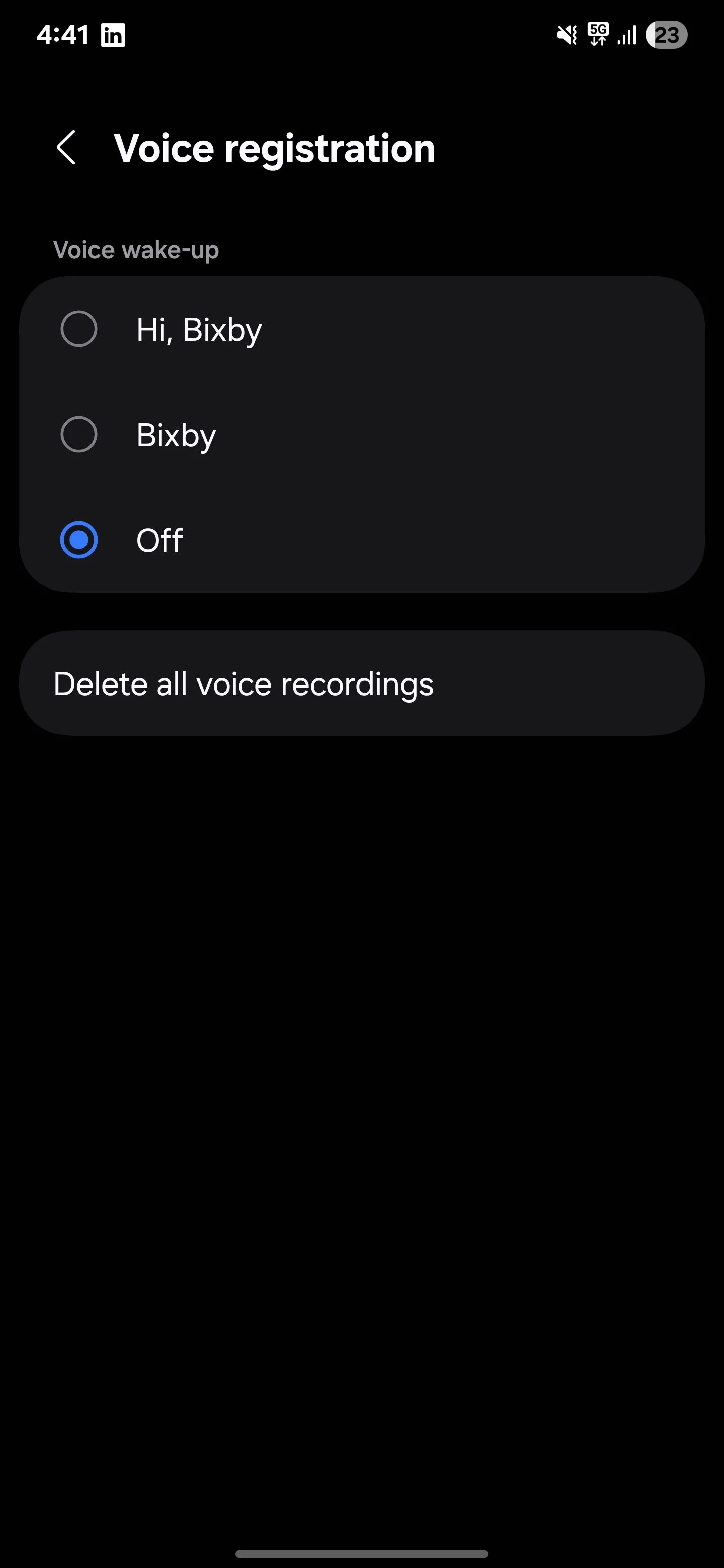 Vô hiệu hóa tính năng đánh thức bằng giọng nói Bixby trên Samsung