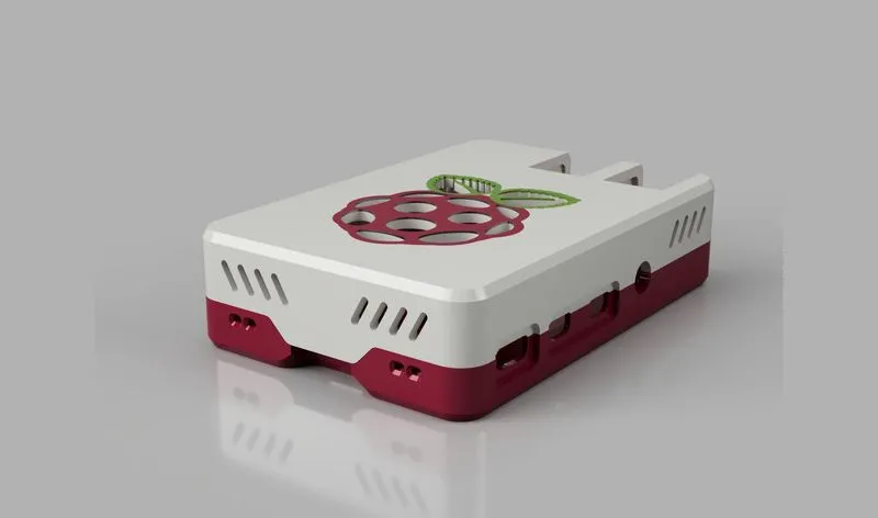 Vỏ Raspberry Pi in 3D không cần ốc vít được thiết kế trên Raspberry Pi 5